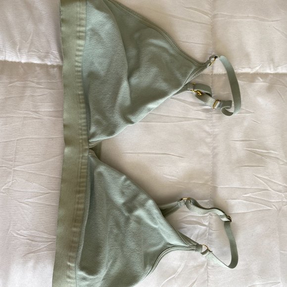 Noelle SculptKnit Graphic Bralette- bundle of black and teal - Picture 4 of 9